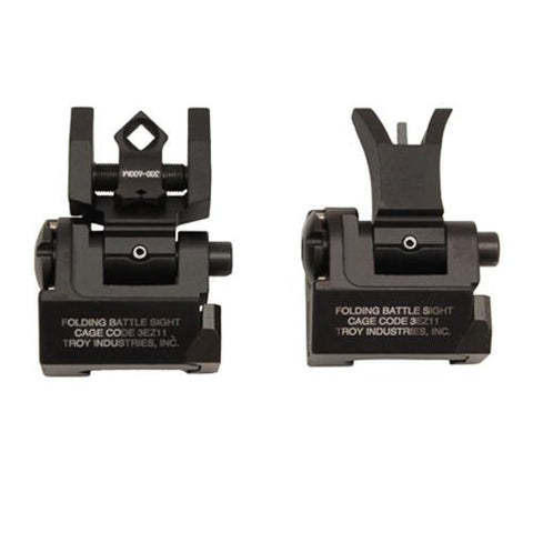 Micro- M4 Sight Set - Black, Folding