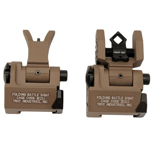 Micro- M4 Sight Set - Flat Dark Earth, Folding