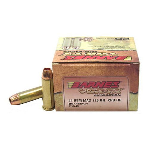 44 Rem Mag Ammunition VOR-TX, 225 Grains, XPB Hollow Point Lead-Free, Per 20