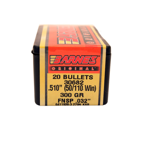 50-110 WCF Caliber Bullets - Original, 300 Grains, Flat Nose Flat Base (FNFB), Per 20