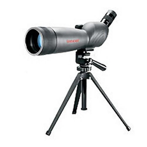 World Class Spotting Scope - 20-60x80mm, Gray-Black Porro Prism, 45 Degree Eyepiece