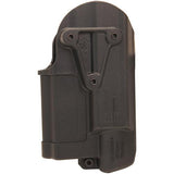 Serpa CF, Belt & Paddle Holster, Plain Matte Black Finish - Right Hand, Sig 220 + Xiphos