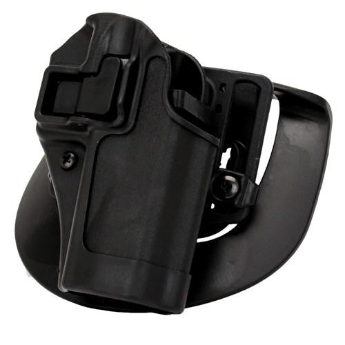 Serpa CQC, Belt & Paddle Holster, Plain Matte Black Finish - S&W M&P, Sigma, Right Hand