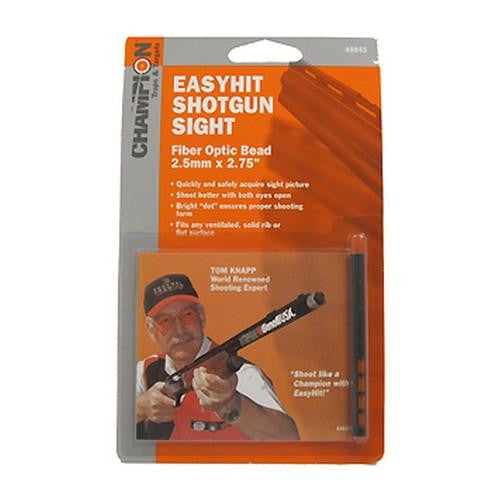 Easy Hit Shotgun Sight - 2.5mm, Red, 2.75"