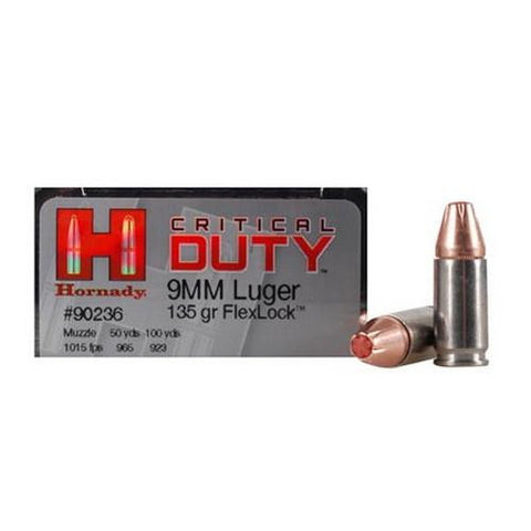 9mm Luger - 135 Gr, FlexLock Duty (Per 25)