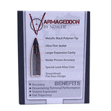 22 Caliber Bullets - Varmageddon, 40 Grains, Tipped Flat Base, Per 100