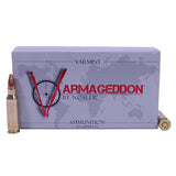 221 Remington Fireball Ammunition - Varmageddon, 40 Grains, Hollow Point Flat Base, Per 20