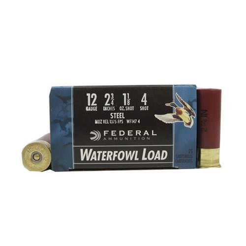 12 Gauge - Speed Shok Waterfowl, 2 3-4", 1 1-8 oz, #4 Steel Shot, Per 25