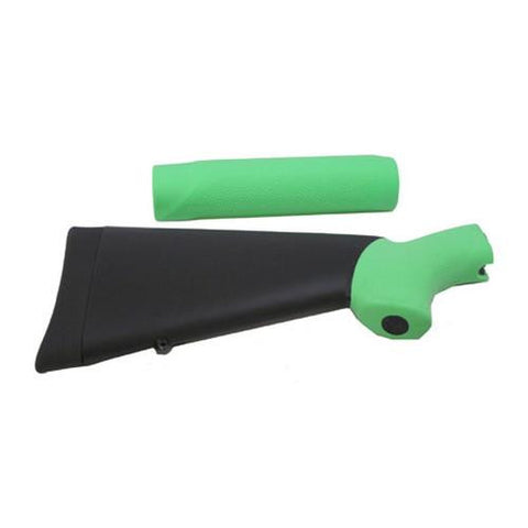 Mossberg 500 Overmolded Shotgun Kit, Zombie Green