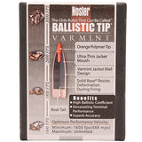 22 Caliber Bullets - Ballistic Tip Varmint, 55 Grains, Spitzer, Per 100