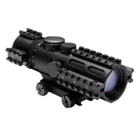 Tactical 3-Rail Sighting System - 3-9x42-Blue Illuminated Mil-Dot-Weaver Mount