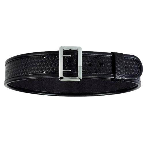 7960 Elite Sam Brown Belt Nickel Buckle - Basket Black, 32"