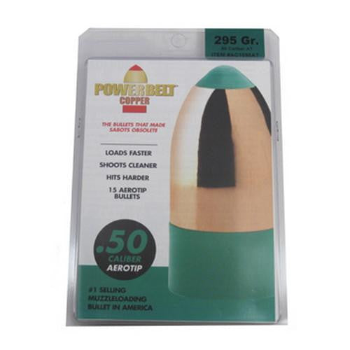 Copper AeroTip 50 Caliber Bullets (Per 15) - 295 Gr