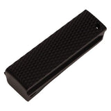 Colt, 1911 Government Mainspring Housing - Aluminum Checkered Flat Brushed Gloss Black Anodized