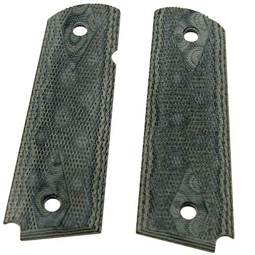 1911 Government-Commander 3-16" Thin Grips - G-10 Checkered G-Mascus Green