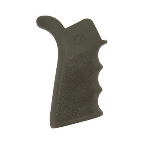 AR-15 Rubber Grip - Beavertail w-Finger Grooves Olive Drab Green