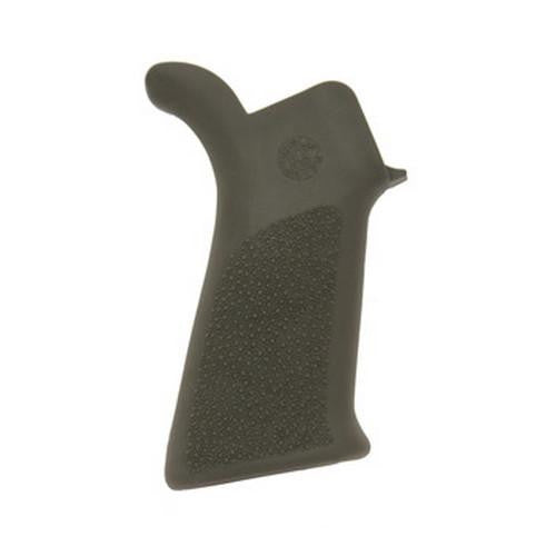 AR-15 Rubber Grip - Beavertail No Finger Grooves Olive Drab Green