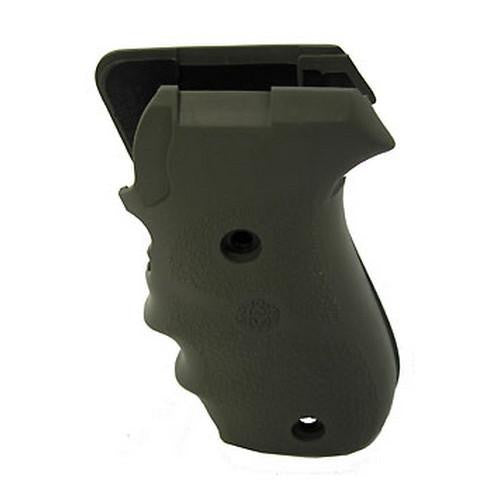 Sig P220 American Grips - Rubber w-Finger Grooves, Olive Drab Green