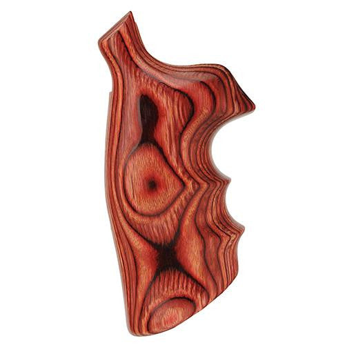 S&W N Frame Round Butt Grips - Rose Laminate Convert