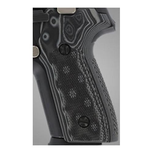 Sig P228-P229 Grips - Checkered G-10 G-Mascus Black-Gray