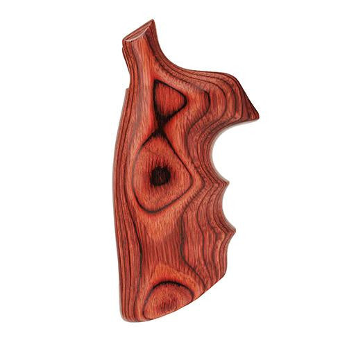 S&W N Frame Square Butt Grips - Rose Laminate