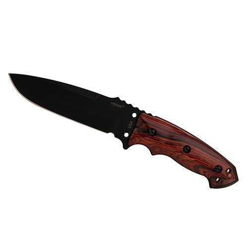 EXF01 5 1-2" Fixed Drop Point Blade Black Kote - Coco Bolo