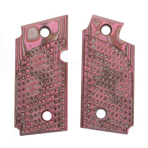 Sig P238 Grips - Pirahna G-10 G-Mascus Pink Lava