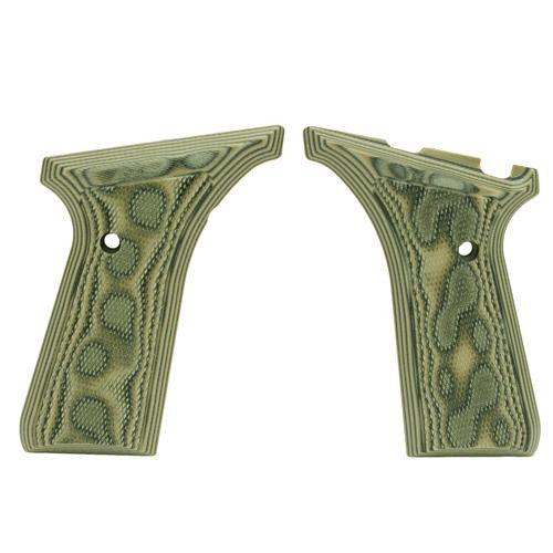 Browning BuckMark Grips - Checkered G-10 G-Mascus Green