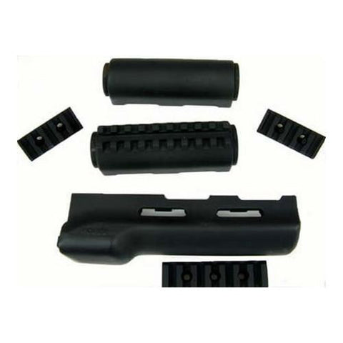 AK-47 Overmolded Forend - Rubber Grip Area, Black