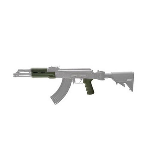 AK-47 Rubber Grip - Standard w-Forend Olive Drab Green