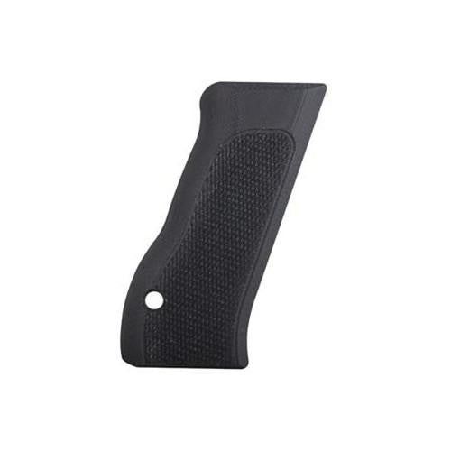 Baby Eagle 40+ Grips - Checkered G-10 Solid Black