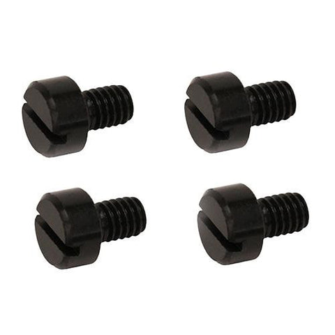 Ruger Mark II-Mark III Grip Screws (Per 4) - Slot, Black