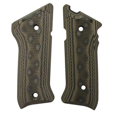 Ruger Mark II-Mark III Grip - Checkered G-10 G-Mascus Green