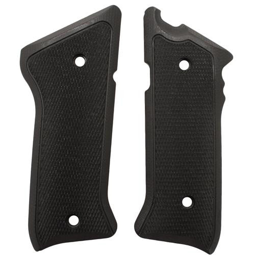 Ruger Mark II-Mark III Grip - Checkered G-10 Solid Black