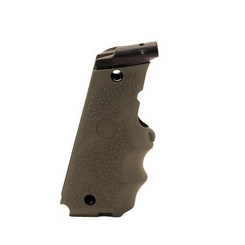 LE Government Rubber Laser Grip w-Finger Grooves - Olive Drab Green