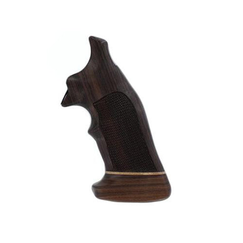 Dan Wesson Grip - Large Frame, Big Butt, Checkered, Rosewood