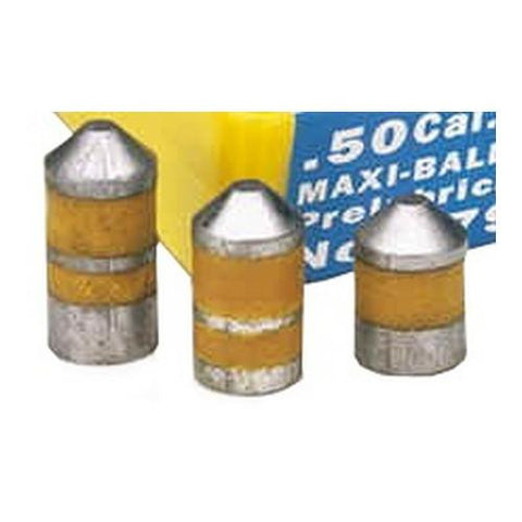 Maxi-Ball Prelubricated Bullets, .50 Caliber 370 Grain (per 20)