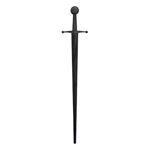 Composite Single Hand Sword - Black Blade, Guard, Handle, Pommel