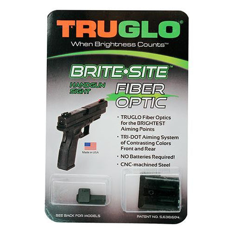 Fiber Optic Set, Handgun - S&W M&P,SD9 andSD40