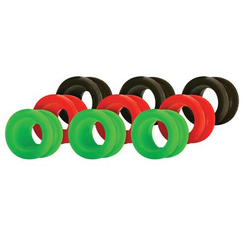 Versa Peep - Black-Green-Red