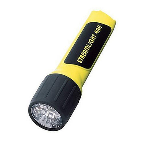 4AA LED w-Alkaline Batteries, Yellow