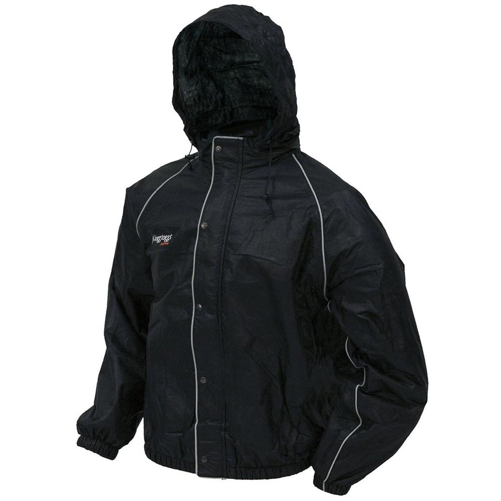 Road Toad Reflective Jacket Black, Medium