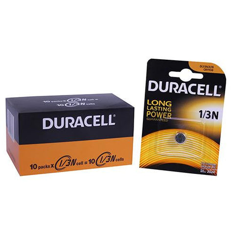 Duracell Lithium 1-3N, 3V, 10 pack