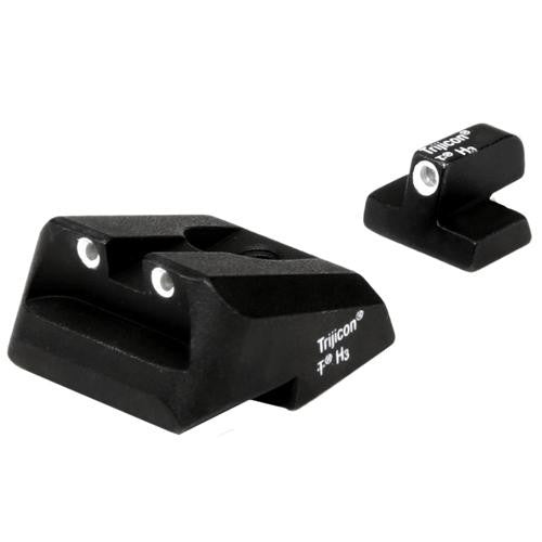 Novak Full Size .45 3 Dot Front & Rear Night Sight Set