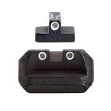 Novak Compact 3 Dot Front & Rear Night Sight Set - .45