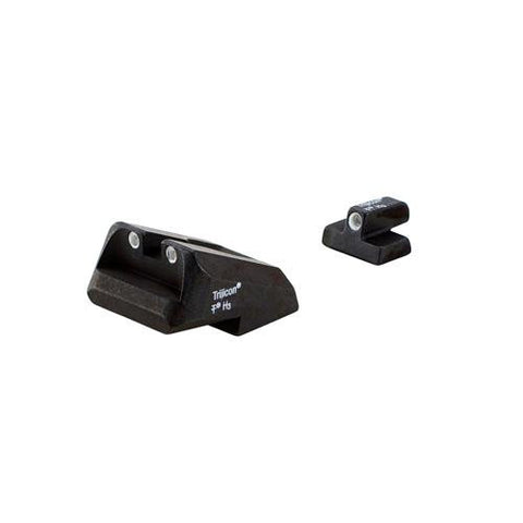 Novak Compact 3 Dot Front & Rear Night Sight Set - .45