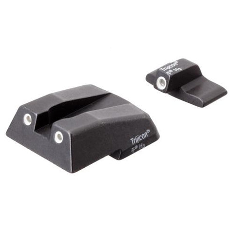 H&K Bright and Tough 3 Dot Night Sight Set - .45C-.45C Tactical-P30-P30L-P30SK-VP9, Green Front and Rear Lamps