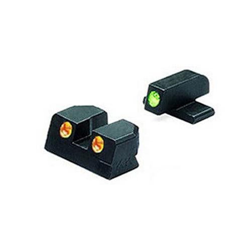 Springfield - Tru-Dot Sights - XD .45 ACP Green-Orange Fixed Set