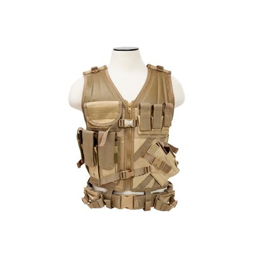 Tactical Vest - Tan, M-XL