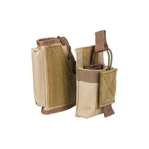 Stock Riser With Mag Pouch - Tan